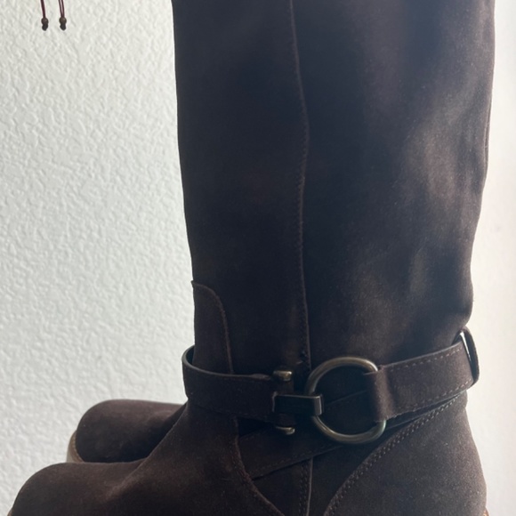 Coach Virtue Suede Boots - Picture 2 of 9